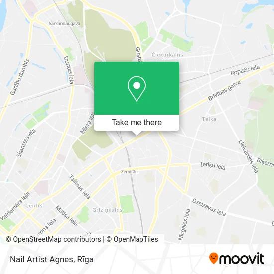 Nail Artist Agnes map