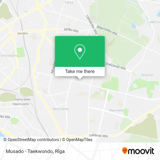 Musado - Taekwondo map
