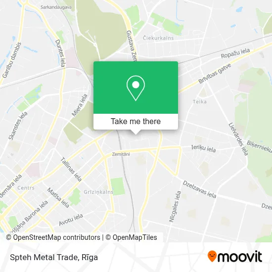 Spteh Metal Trade map