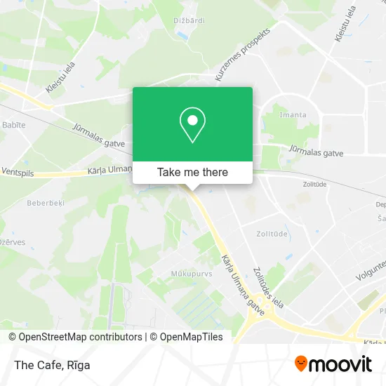 La Cafe map
