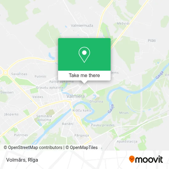 Volmārs map
