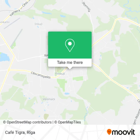 Café Tigra map