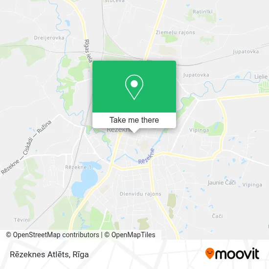 Rēzeknes Atlēts map