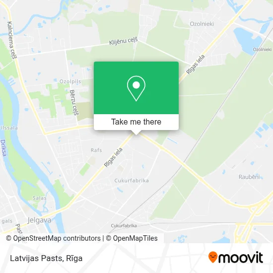 Latvijas Pasts map