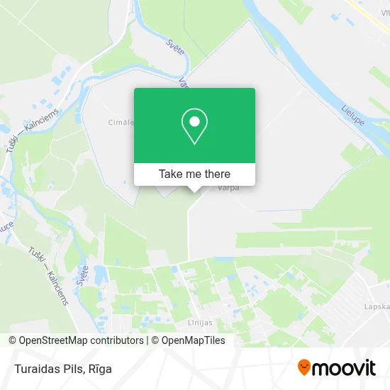 Turaidas Pils map