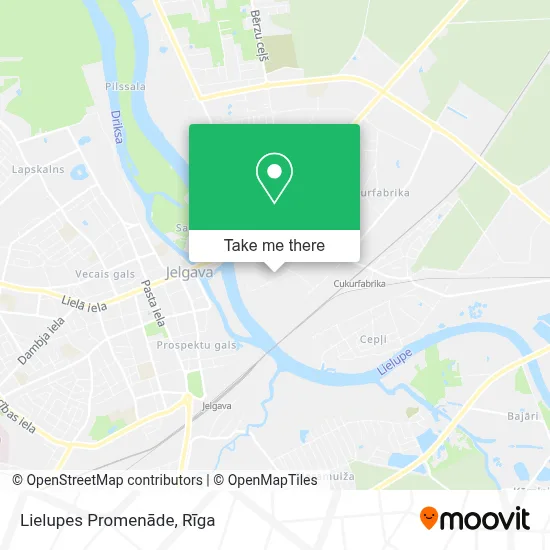 Lielupes Promenāde map