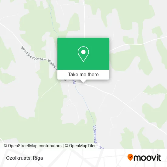 Ozolkrusts map