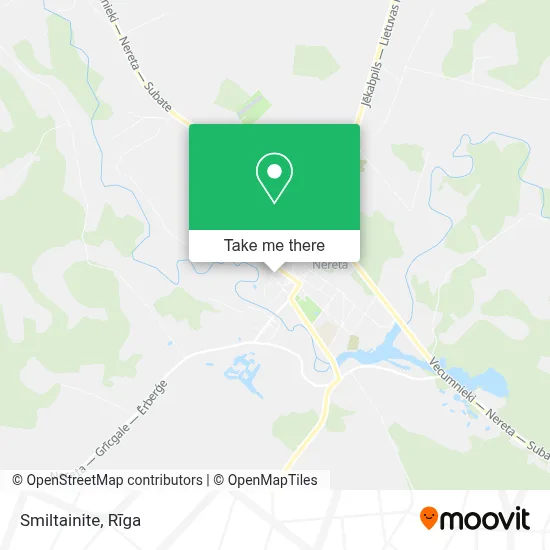 Smiltainite map