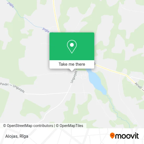 Alojas map