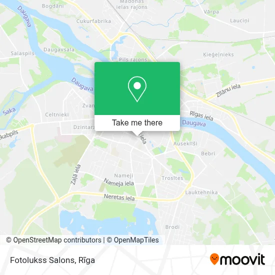 Fotolukss Salons map