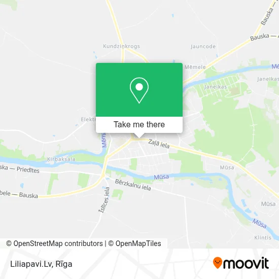 Liliapavi.Lv map