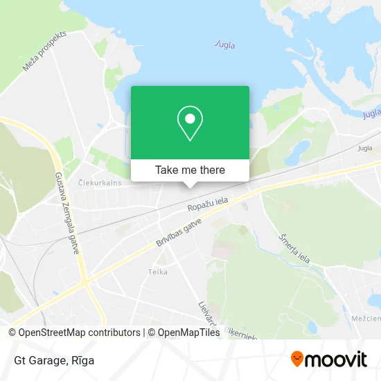 Gt Garage map