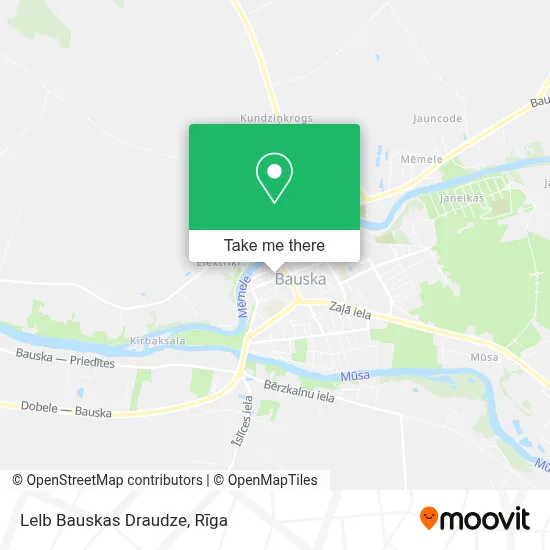 Lelb Bauskas Draudze map