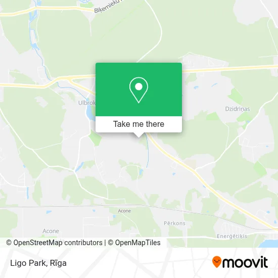 Ligo Park map