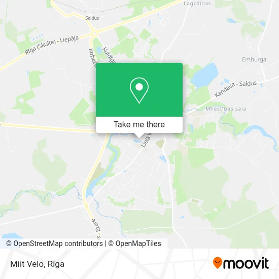 Miit Velo map
