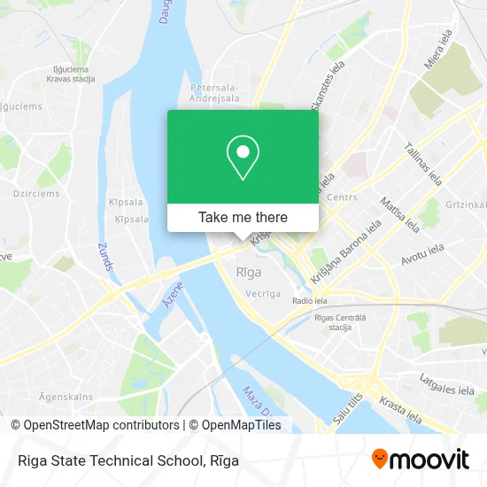 Riga State Technical School map