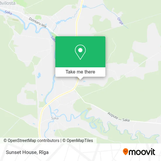Sunset House map