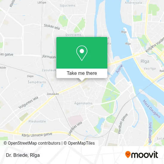 Dr. Briede map