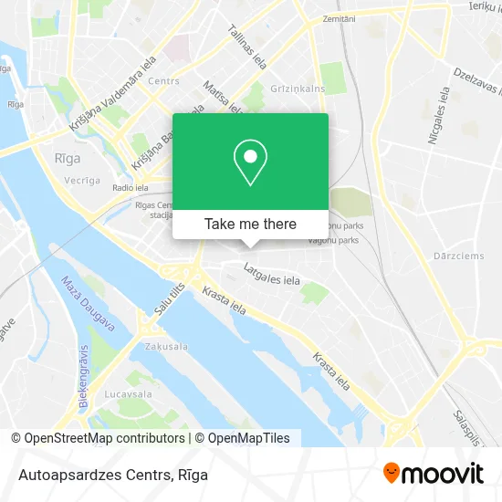 Autoapsardzes Centrs map