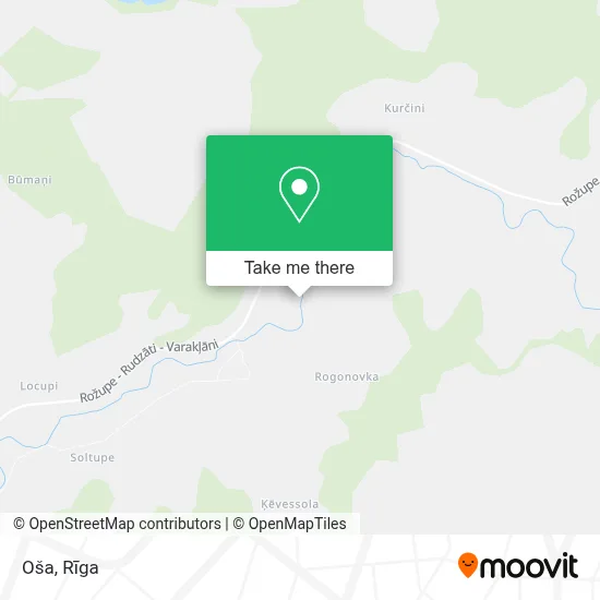Oša map