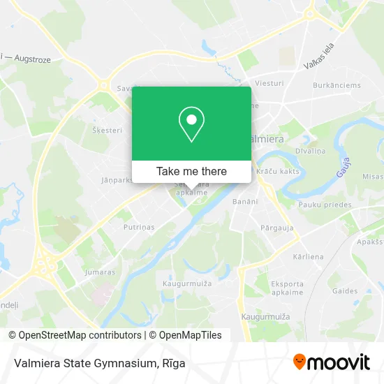 Valmiera State Gymnasium map