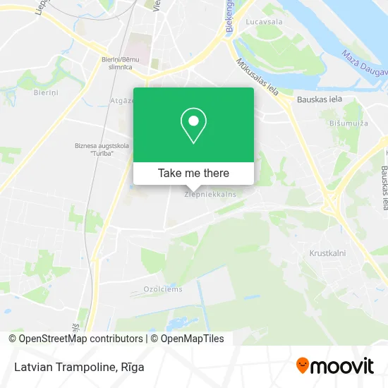Latvian Trampoline map