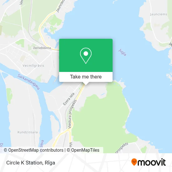 Circle K Station map