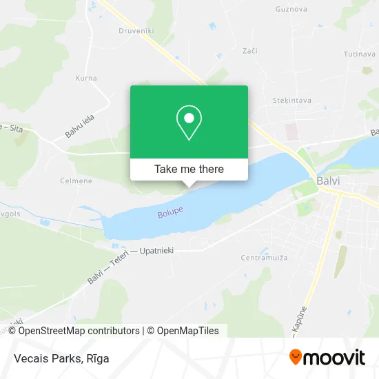 Vecais Parks map