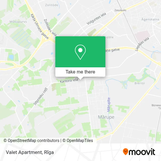 Valet Apartment map
