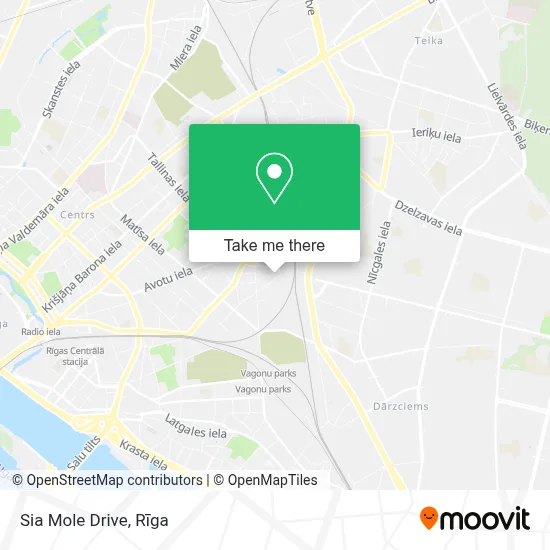 Sia Mole Drive map