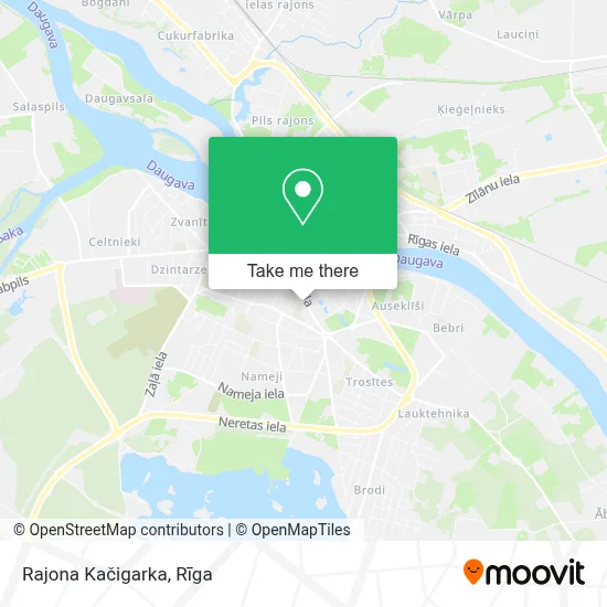 Rajona Kačigarka map