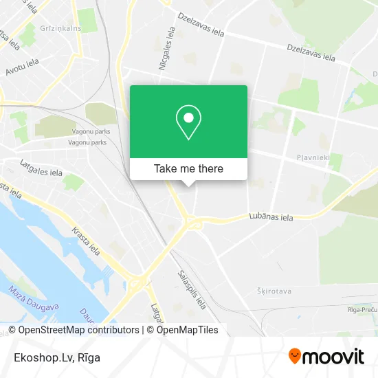 Ekoshop.Lv map