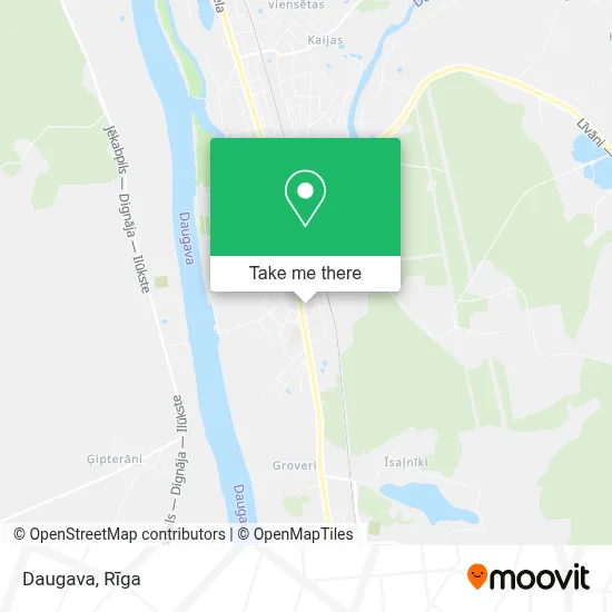 Daugava map