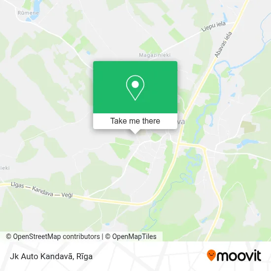 Jk Auto Kandavā map