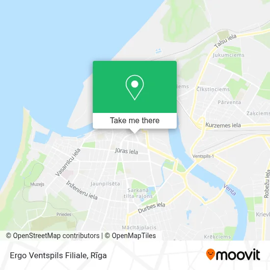 Ergo Ventspils Filiale map