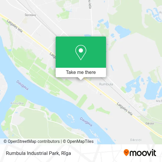 Rumbula Industrial Park map