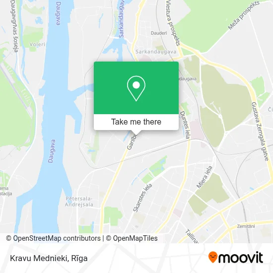 Kravu Mednieki map