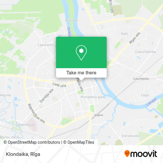 Klondaika map