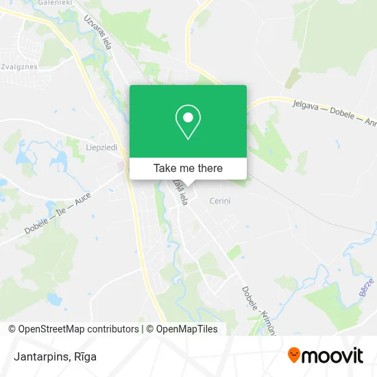 Jantarpins map