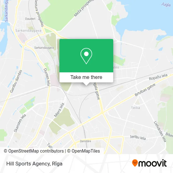 Hill Sports Agency map