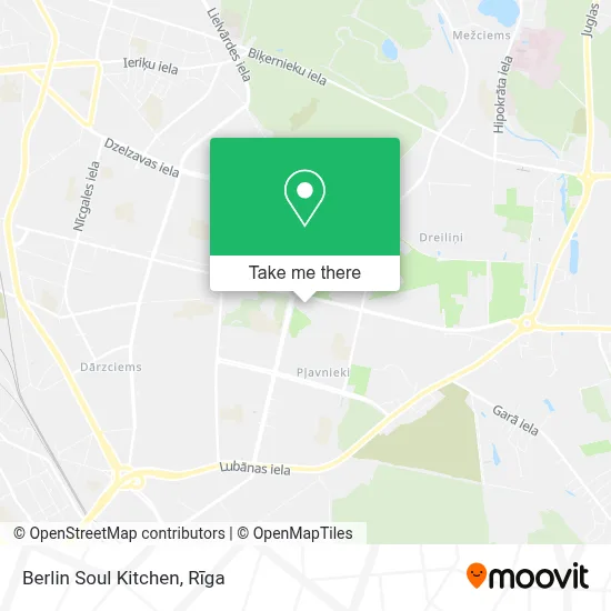 Berlin Soul Kitchen map