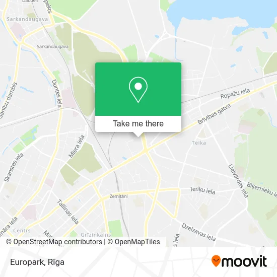 Europark map