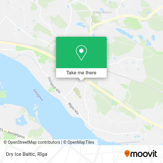 Dry Ice Baltic map