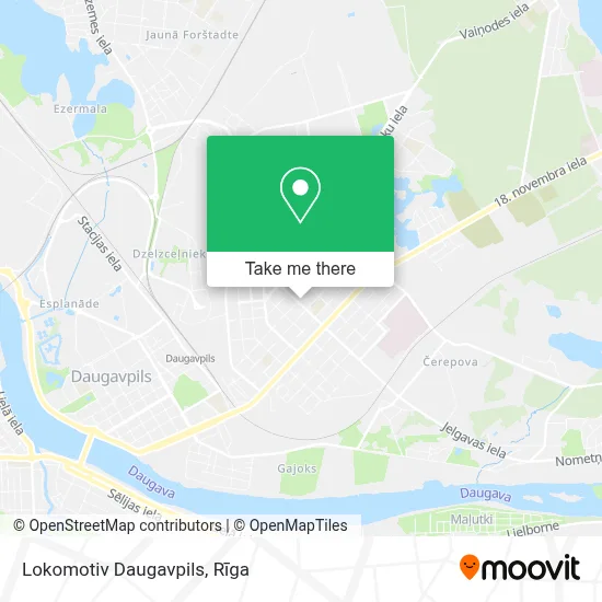 Lokomotiv Daugavpils map