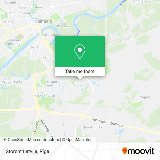 Storent Latvija map