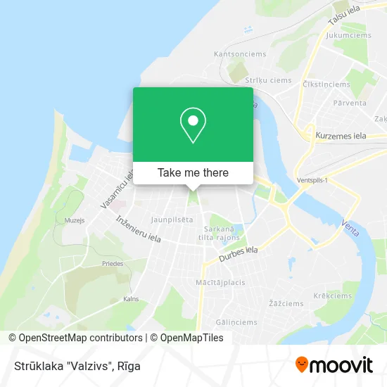 Strūklaka "Valzivs" map