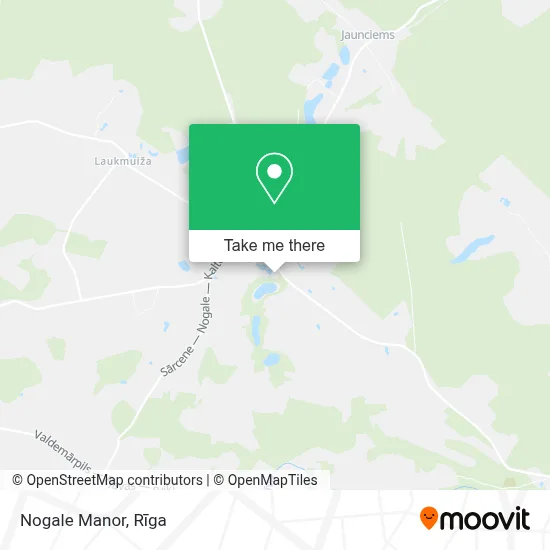 Nogale Manor map