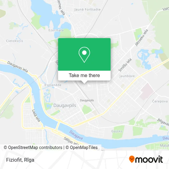Fiziofit map