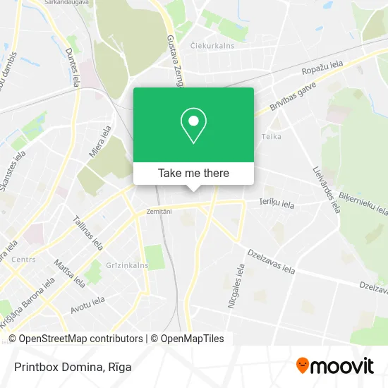 Printbox Domina map