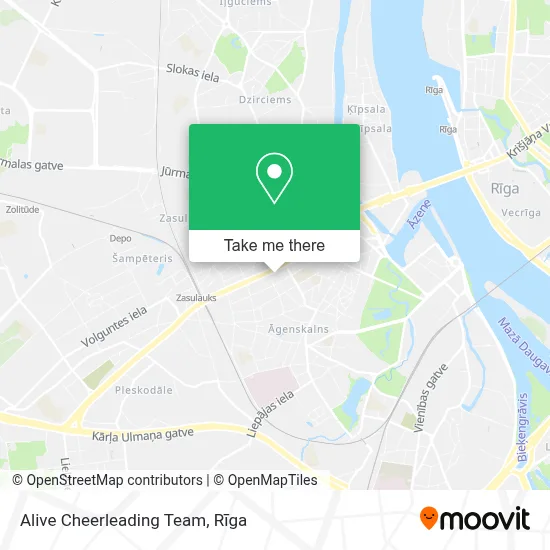 Alive Cheerleading Team map